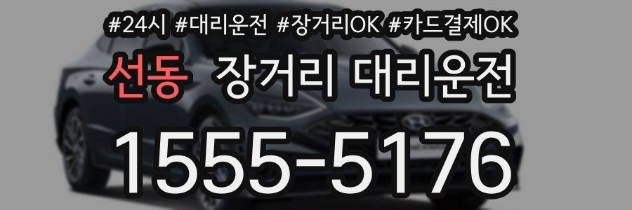 선동 장거리 대리운전