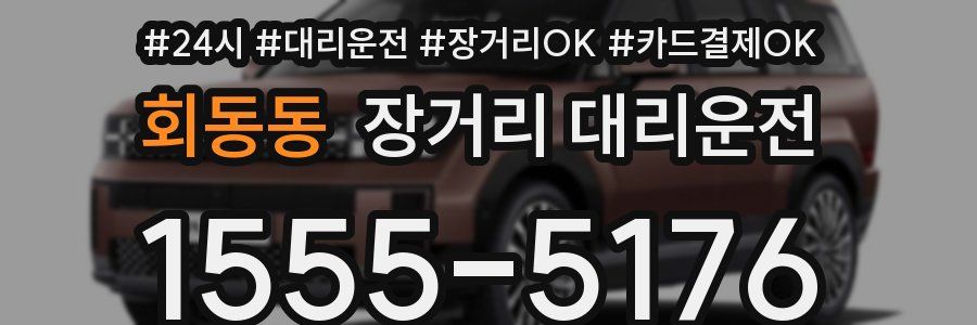 회동동 장거리 대리운전