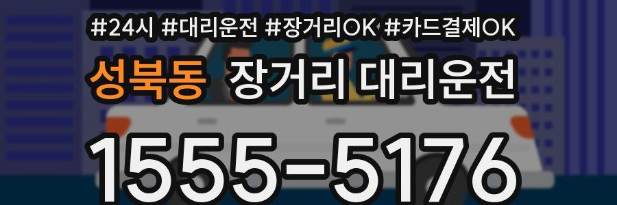 성북동 장거리 대리운전