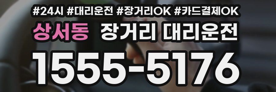 상서동 장거리 대리운전