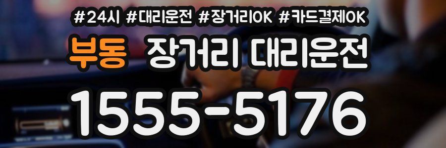 부동 장거리 대리운전