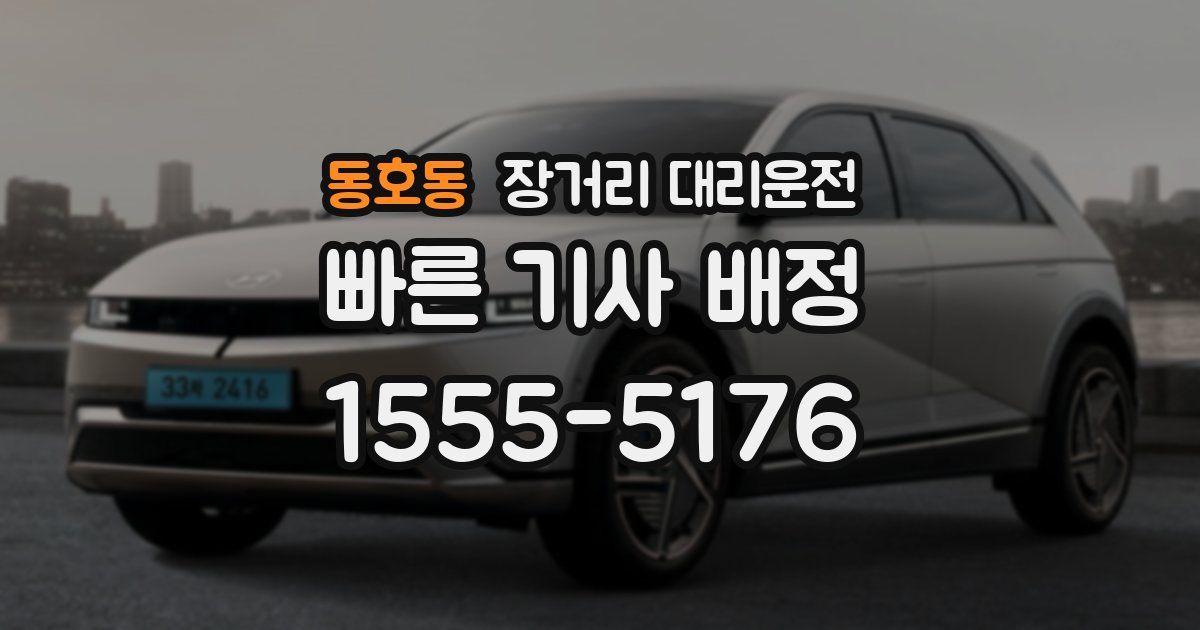동호동 장거리 대리운전