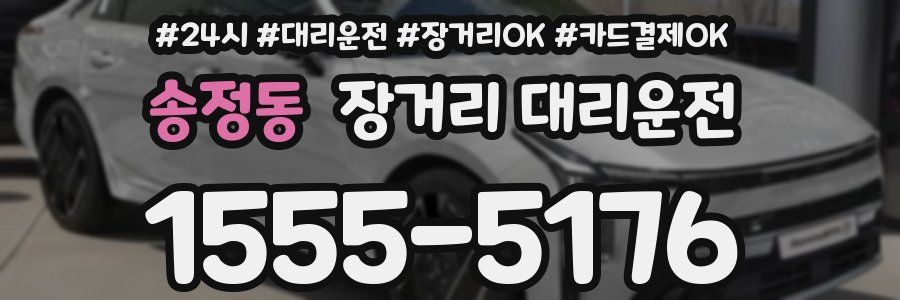 송정동 장거리 대리운전
