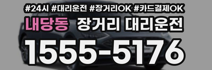 내당동 장거리 대리운전