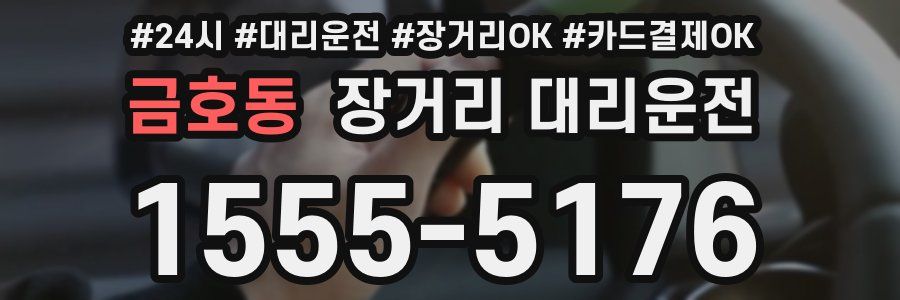 금호동 장거리 대리운전