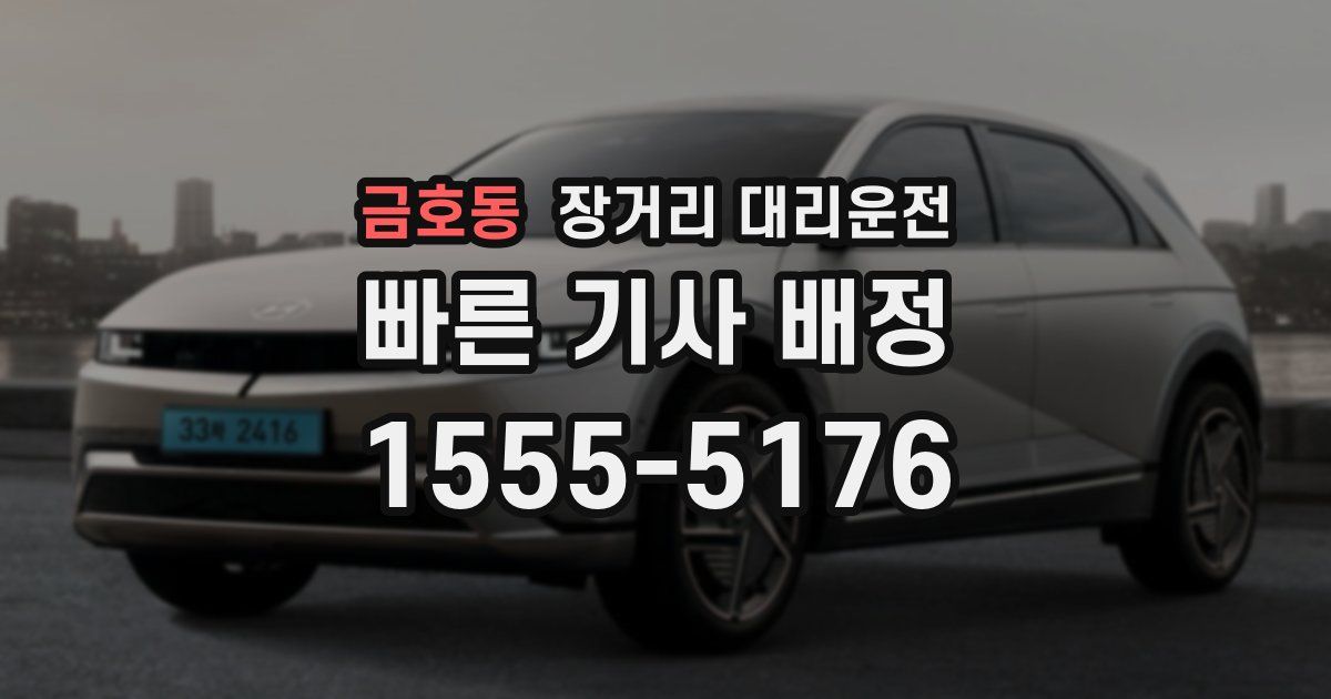 금호동 장거리 대리운전