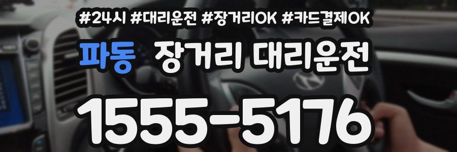 파동 장거리 대리운전
