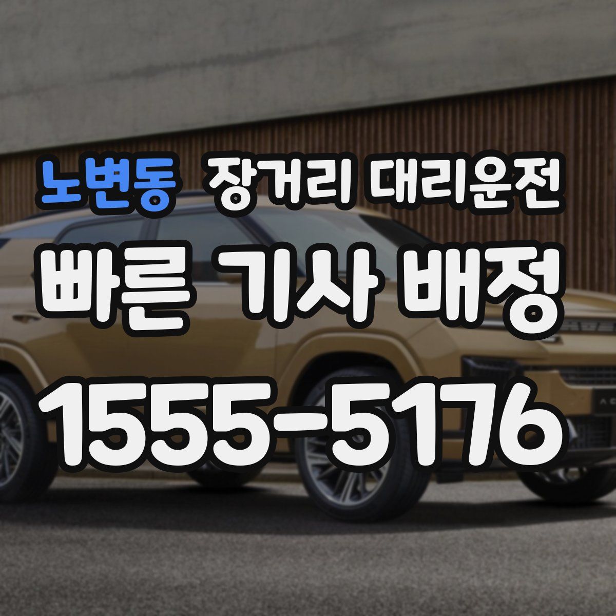 노변동 장거리 대리운전