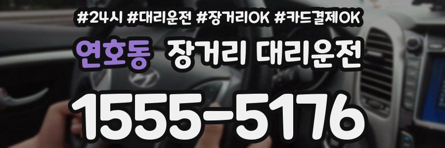 연호동 장거리 대리운전