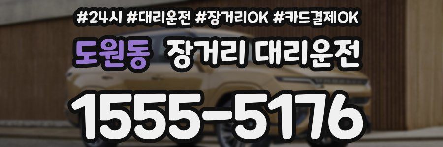 도원동 장거리 대리운전