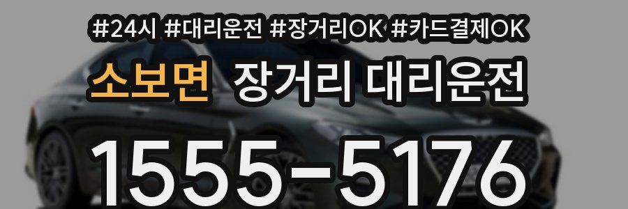 소보면 장거리 대리운전