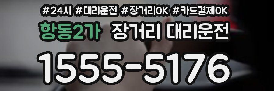 항동2가 장거리 대리운전