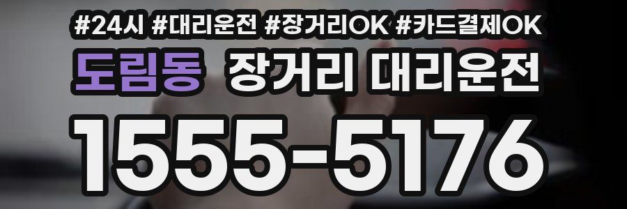 도림동 장거리 대리운전