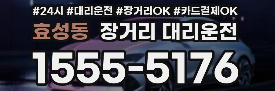 효성동 장거리 대리운전