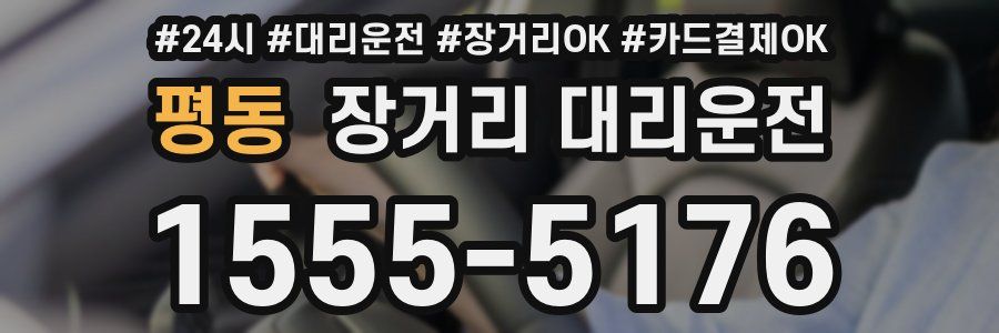평동 장거리 대리운전