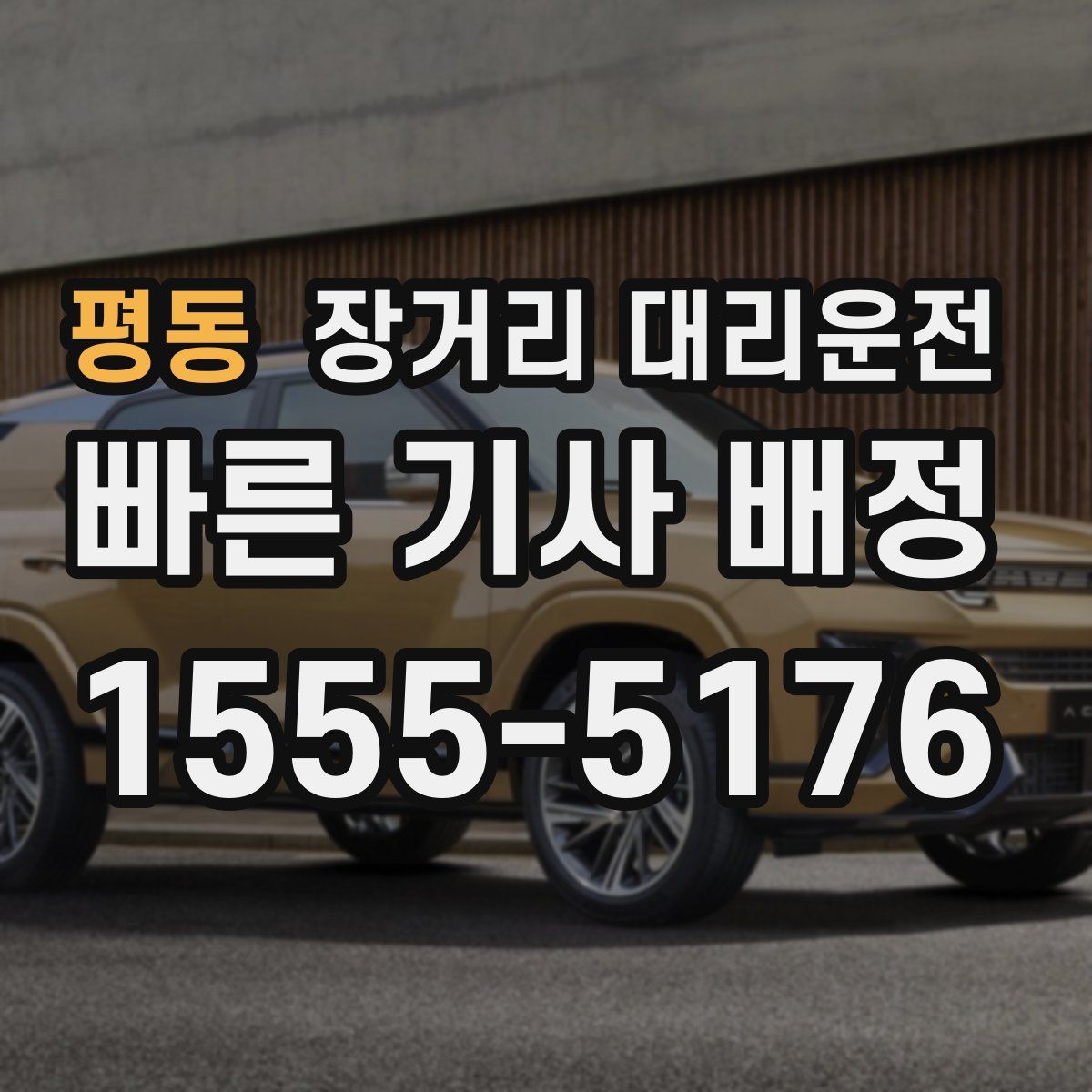 평동 장거리 대리운전