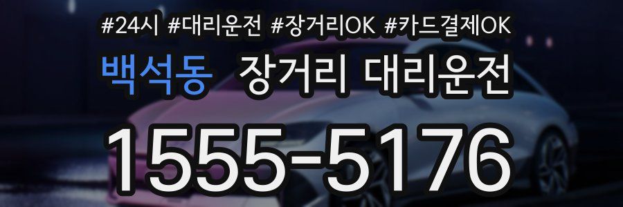 백석동 장거리 대리운전