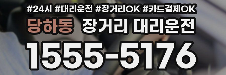 당하동 장거리 대리운전