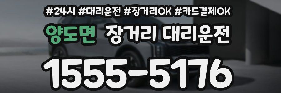 양도면 장거리 대리운전