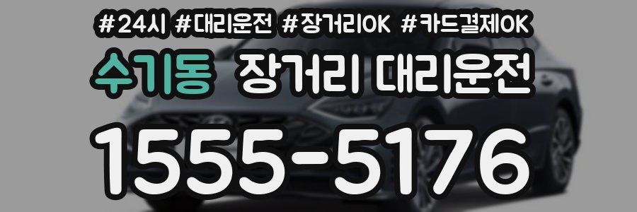 수기동 장거리 대리운전