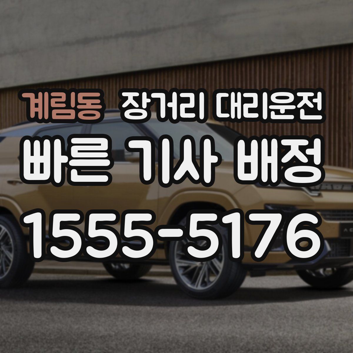 계림동 장거리 대리운전