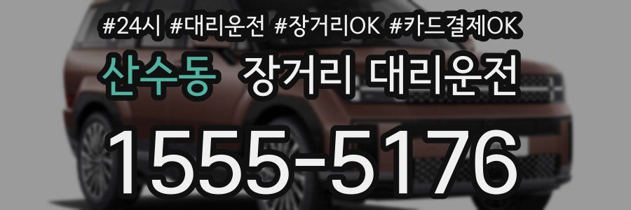 산수동 장거리 대리운전
