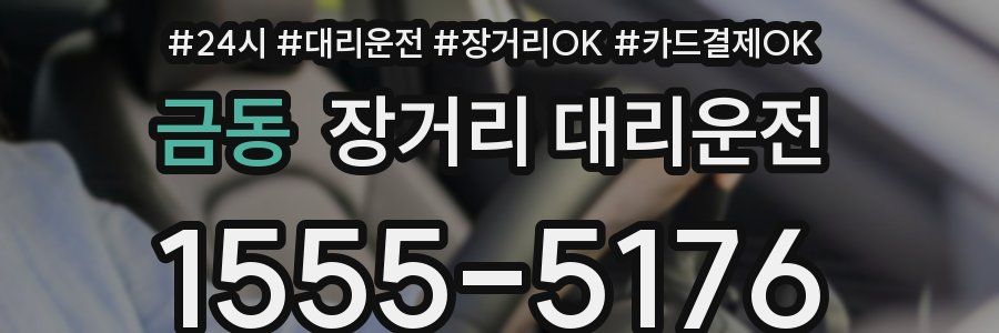 금동 장거리 대리운전