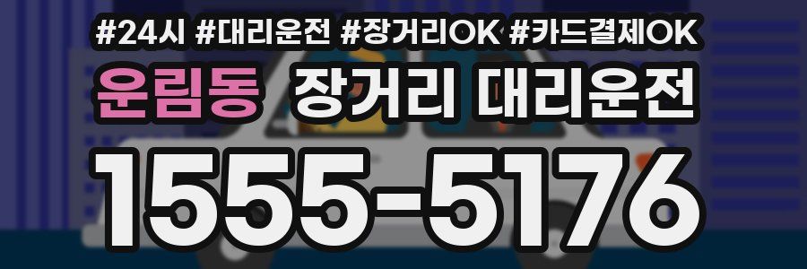 운림동 장거리 대리운전