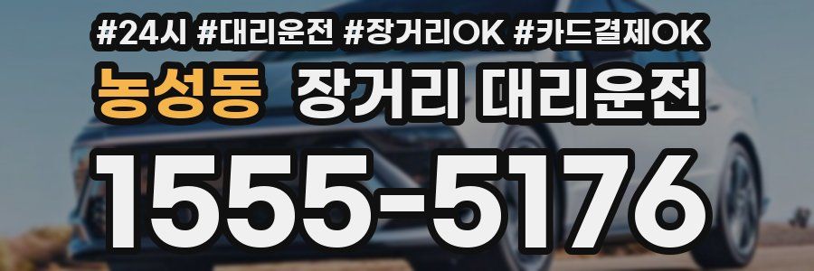 농성동 장거리 대리운전