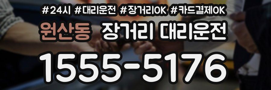 원산동 장거리 대리운전