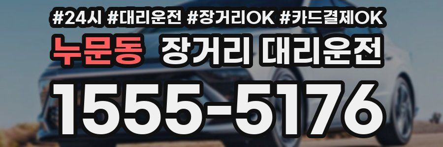 누문동 장거리 대리운전