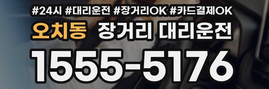 오치동 장거리 대리운전