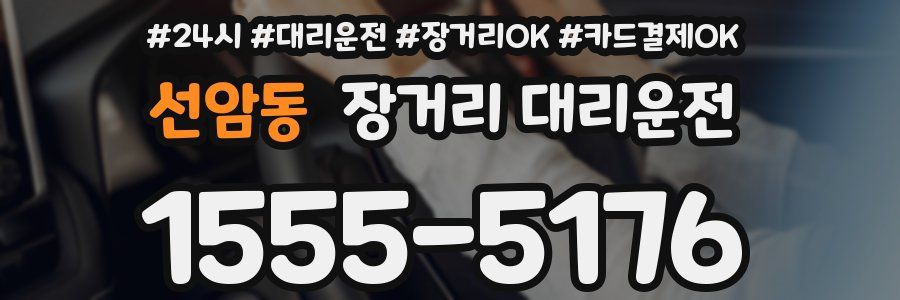 선암동 장거리 대리운전