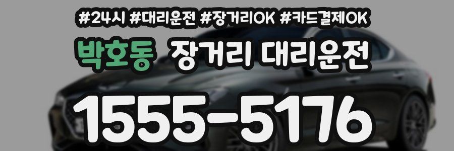 박호동 장거리 대리운전