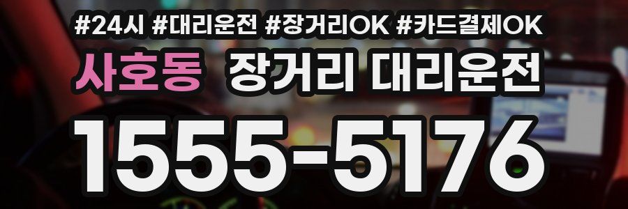 사호동 장거리 대리운전