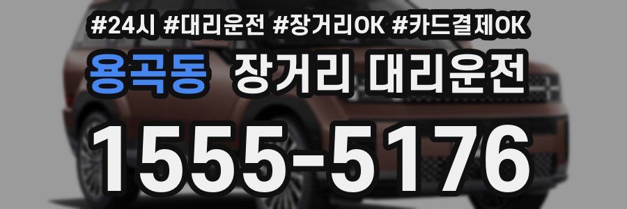 용곡동 장거리 대리운전