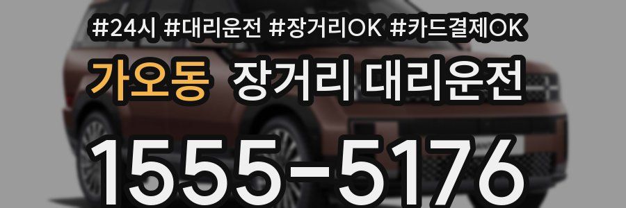 가오동 장거리 대리운전