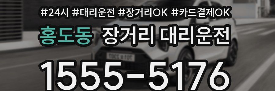 홍도동 장거리 대리운전