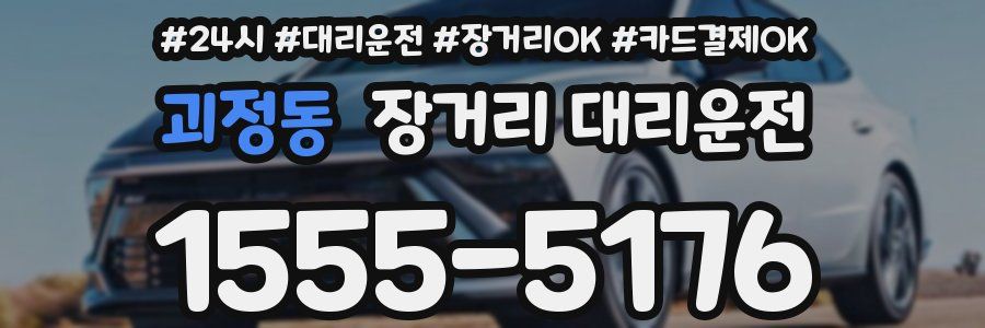 괴정동 장거리 대리운전