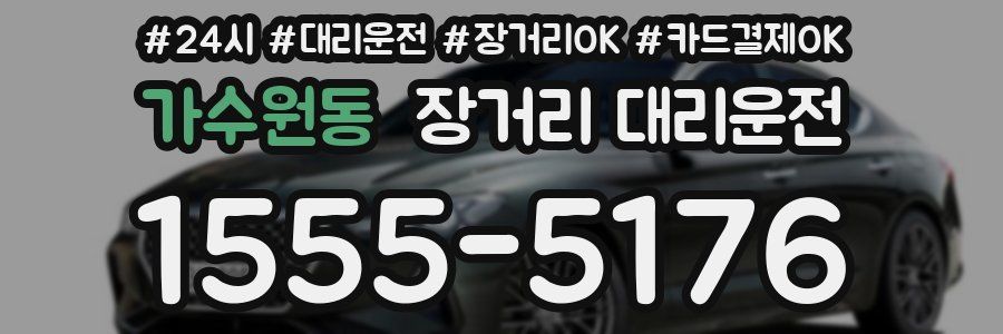 가수원동 장거리 대리운전