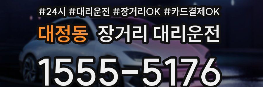 대정동 장거리 대리운전