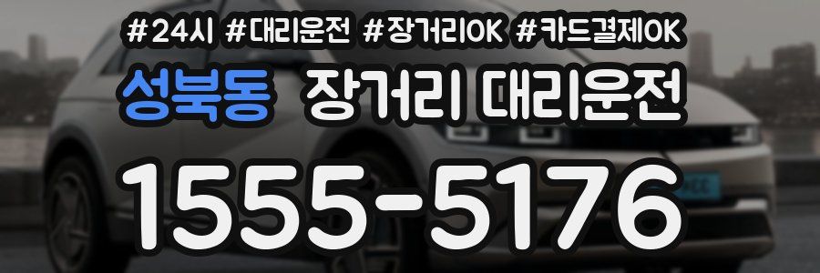 성북동 장거리 대리운전
