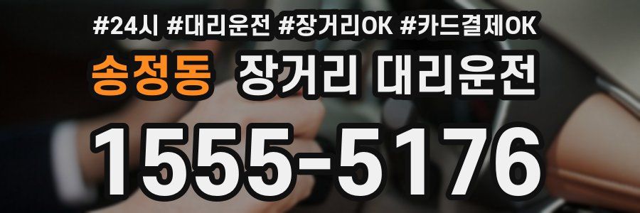 송정동 장거리 대리운전