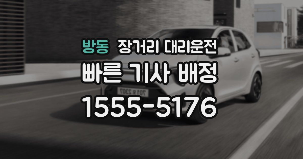 방동 장거리 대리운전