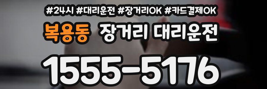 복용동 장거리 대리운전