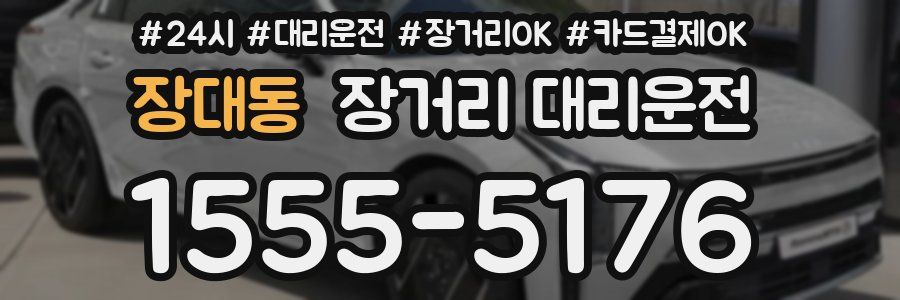 장대동 장거리 대리운전