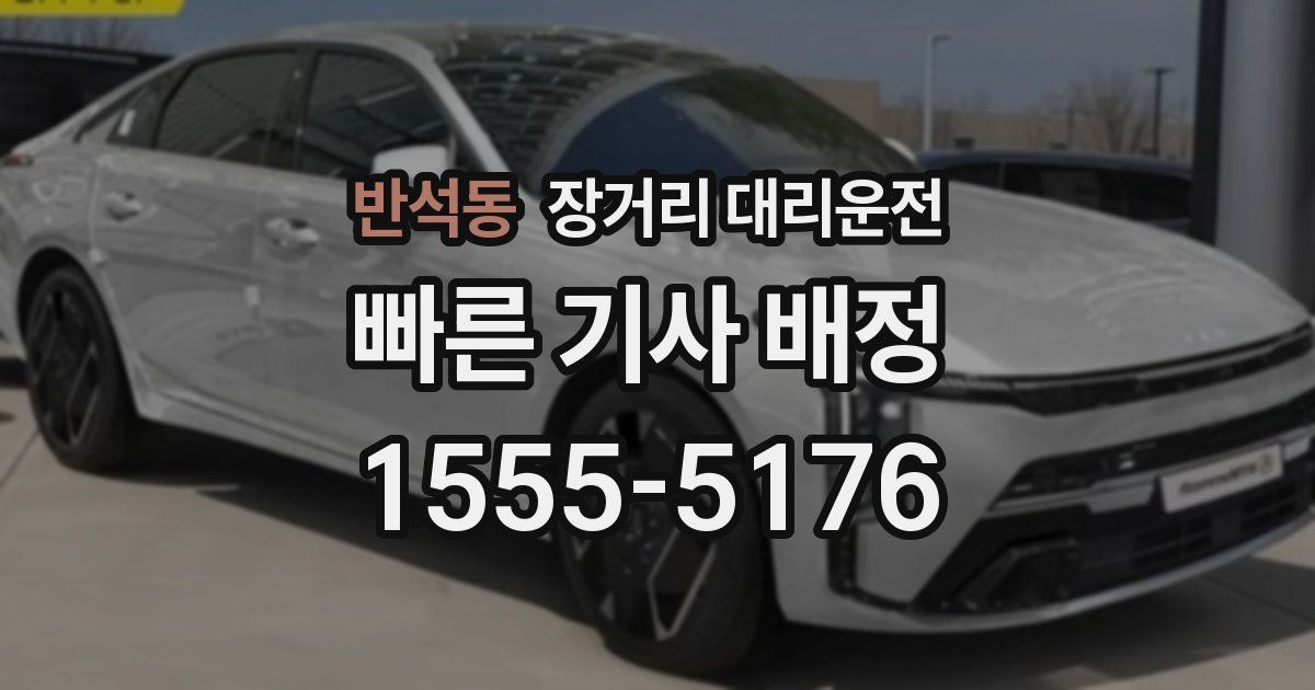 반석동 장거리 대리운전