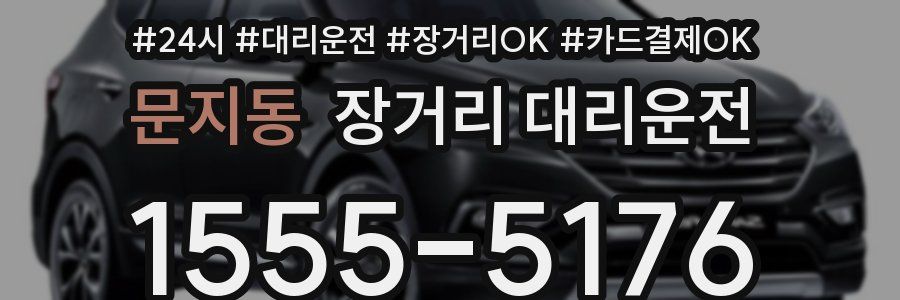 문지동 장거리 대리운전
