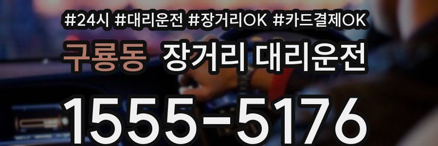 구룡동 장거리 대리운전