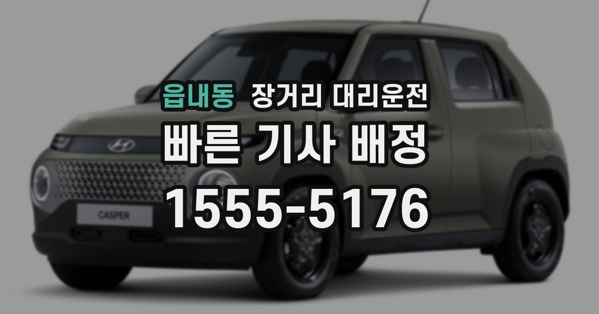 읍내동 장거리 대리운전